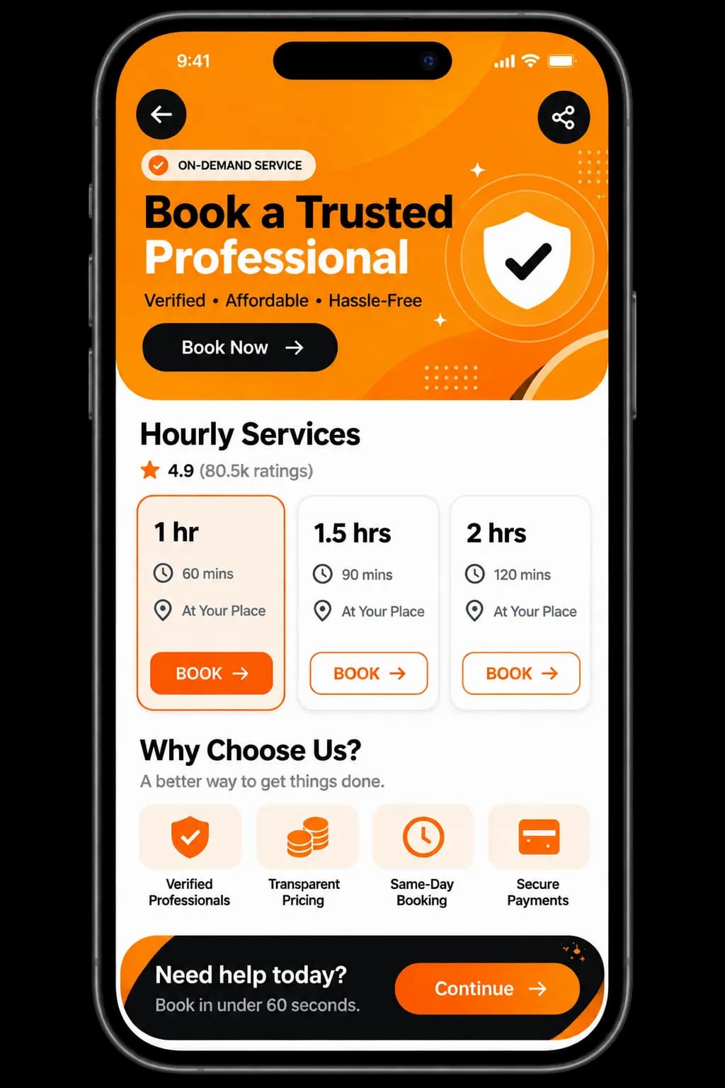 Book a trusted professional